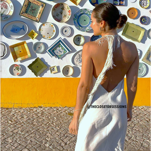 ZARA Limited Edition Beige Linen Maxi Dress NWT | Blogger Favorite - Picture 10 of 16